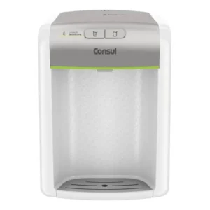 Purificador De Água Consul Branco Refrigerado Cpb34asvna Branco Prata 127/220v