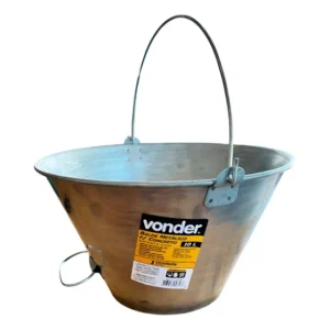 Balde Metálico Galvanizado Vonder 10l Com Alça