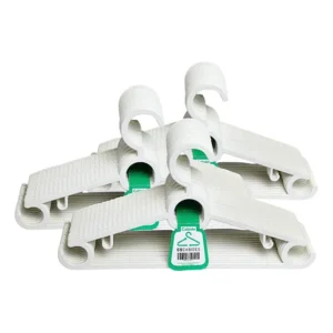 Kit 30 Cabides Brancos Antideslizantes Para Roupas Pesadas Reforçado Camisa Ternos Calças Camisetas Cintos etc...