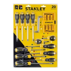Kit Jogo De Chaves De Fenda 20 Pcs - Stanley Stmt60220-la