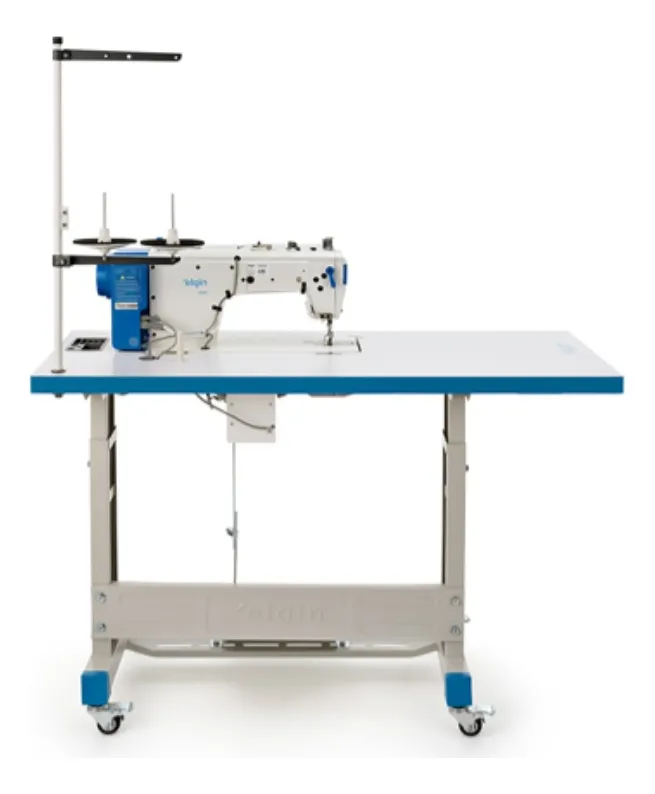 Máquina De Costura Reta Industrial Elgin Direct Drive Corte De Linha Automático Controle De Velocidade E Parada De Agulha C/ Mesa E Acessórios - Imagem 10