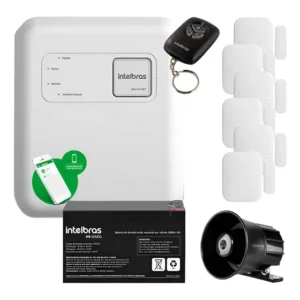 Central Cerca Intelbras Wifi Elc 6012 Net 6 Sensores Alarme