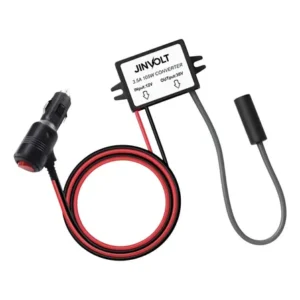 Inversor 12v/24v Com Cabo Para Starlink Mini Modelo 2025 Preto