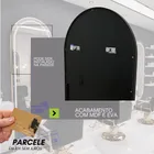 Espelho Oval De Chão Lopazzi Corpo Inteiro Grande Moderno Com Luz 3000k E 6500k Do 170cm X 70cm Com 3cm De Diâmetro Energia Elétrica Quadro Dourado - Imagem 8
