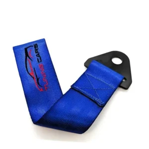 Tow Strap Hook Racing Fita Cinta De Reboque Engate Azul