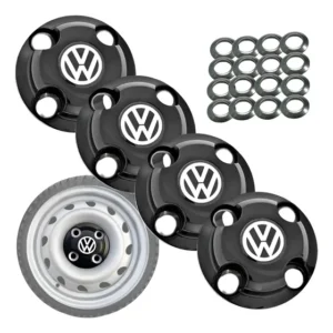 Jogo Calotinha Central Volkswagen Aro 13 /14 Roda De Ferro