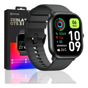 Relógio Smartwatch Zeblaze Gts 3 Pro Tela Amoled 1.97 Ip68 Caixa Preto Pulseira Preto