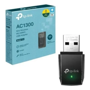 Adaptador Mini USB WiFi de banda dupla TP-Link Archer T3u Ac1300