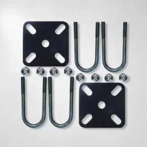 Kit Grampo Fixação Eixo Feixe De Mola Carretinha Reboque Aço