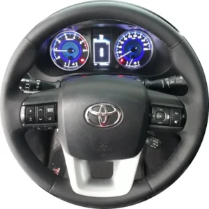 Capa De Volante Costurada Hilux 2015» Volante C/ Couro