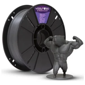 Voolt3D PLA cor grafite velvet 1 kg 1.75 mm