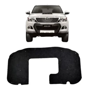 Forro Isolante Do Capo Toyota Hilux 2012 - 2015 + Presilhas