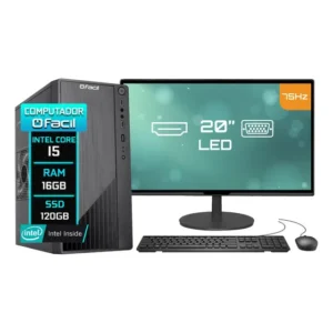 Computador Completo H61 Intel Core I5 16gb Ssd 120gb