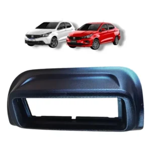 Acabamento Moldura Radio Fiat Argo Cronos 2017 2025 Original Preto
