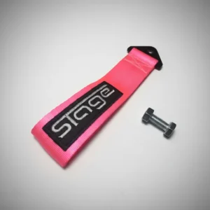 Tow Strap Hook Cinta Reboque Engate Esportivo Stage Importad Cor Rosa