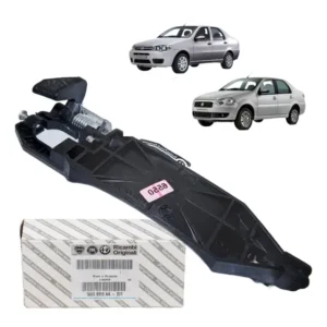 Suporte Base Maçaneta Traseira Esquerda Fiat Siena Original