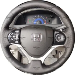 Capa De Volante Costurada Civic 2012 A 2016