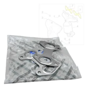 Par Junta Do Coletor Escape Motor Fire Fiat 500 55194291