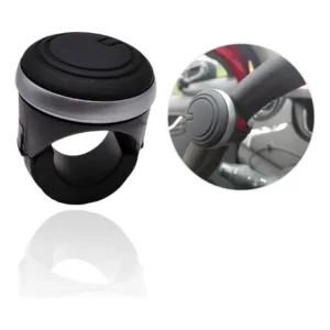Pomo Giratório Volante Manopla Bola Adaptador Pcd Deficiente Preto