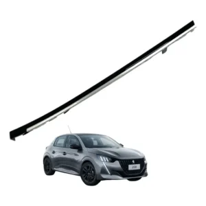 Acabamento Friso Painel Porta Luvas Peugeot 208 2021 A 2025 Preto