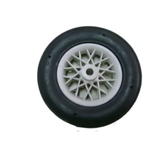 Rodas Reforçadas 5in Inca para Carrinho Bagagem 150kg Plástico 2 Peças