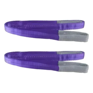 2 Cintas Para Elevação De Carga 2mts X 30mm 1 Tonelada Mave Violeta-escuro