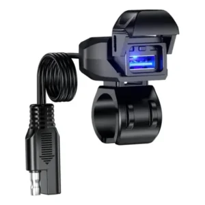 Carregador De Celular Para Moto Com Usb Qc3.0
