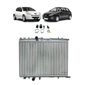 Radiador Peugeot 207 Todos Os Modelos Com Ar