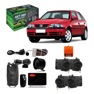 Alarme Canivete + Trava Elétrica Tragial Vw Gol G2 G3 G4 4 P