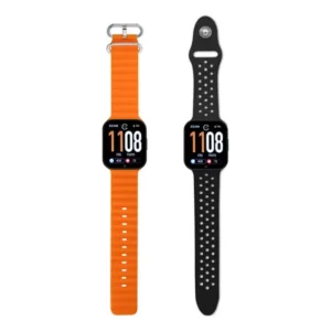 Smartwatch Champion 2 Pulseiras Ch50033P Preto/laranja Cor do bisel Preto