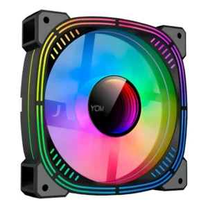 Ventoinha RGB Hayom FC1310 de 120mm Com Conexão Molex 4 Pinos