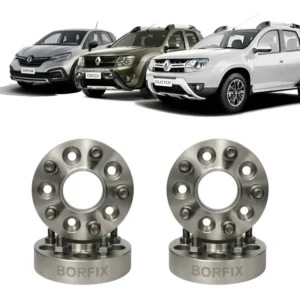 Kit 4 Espaçador/alargador De Rodas 35mm Duster Oroch Captur
