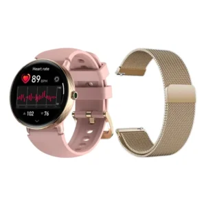 Smartwatch Zeblaze Lily 2 Tela AMOLED Ultra HD 1.2'' Pulseira Silicone Rose