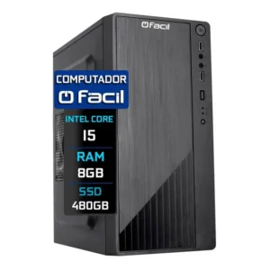 Computador Fácil Intel Core I5 8gb Ssd 480gb 8 Gb