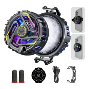 Cooler Celular Gamer Sl16 Magnético Rgb Placa Pelthier Preto