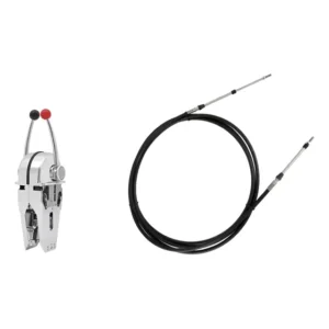Kit Manete De Comando 2 Motor + 4 Cabos De Comando 8.50mt