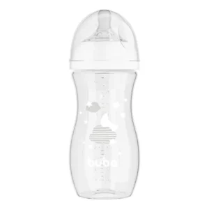 Buba, Mamadeira Easy Flow Nuvem 330ml Anticólica - Branco