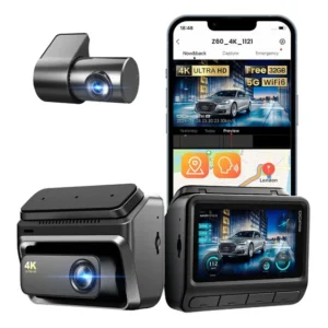 Ddpai Z60 Dual Câmera Veicular 4k+1080p 5g Wifi Com 32g Emmc
