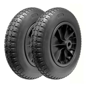 Kit 2 Rodas Pneumáticas 325x8 Ou 36cm Carrinho Carga 120kg