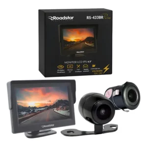 Camera De Ré Caminhão Ônibus + Monitor Lcd Ips 4.3 Universal
