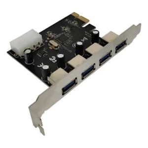 Placa Usb 3.0 Pci Express Pci-e 4 Portas Saidas Computador