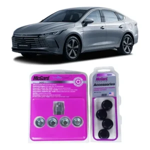 Kit Antifurto De Rodas Byd King Com Capas Pretas Mcgard