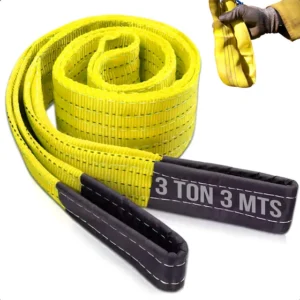 Cinta De Elevação Carga 3 Toneladas 3 Metros 90mm Reforçada Amarelo