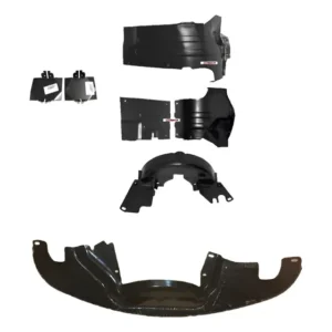 Lata Motor Capa Tucho + Defletor +polia Fusca Brasília Kombi