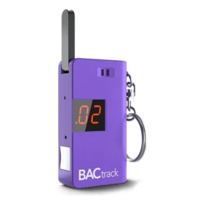 Chaveiro Bafômetro Bactrack Ultraportátil Roxo