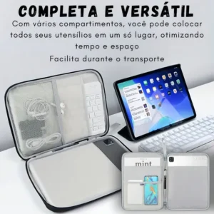 Capa Pasta Protetora Para Tablet Lenovo P12 - 12.7 Polegadas Cor Preto