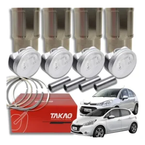 Kit Motor Pistao Aneis Camisa Peugeot 208 1.5 8v 2013-16