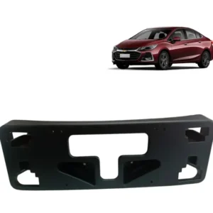 Suporte Placa Dianteira Cruze 2020 2021 2022 2023 2024 Preto