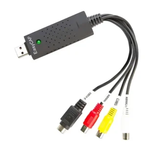 Kit Com 5 Placa De Captura Video Easycap Audio Usb