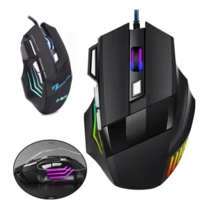 Mouse Gamer Profissional Double Click Pc Notebook Usb Rgb